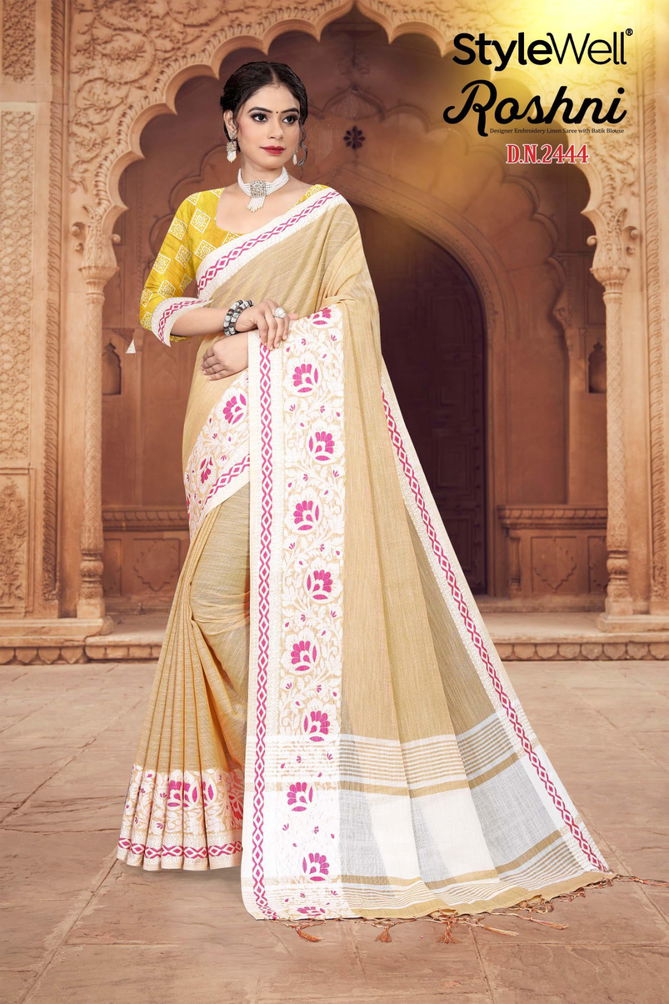 Stylewell Roshni Colors Wholesale Designer Sarees Catalog